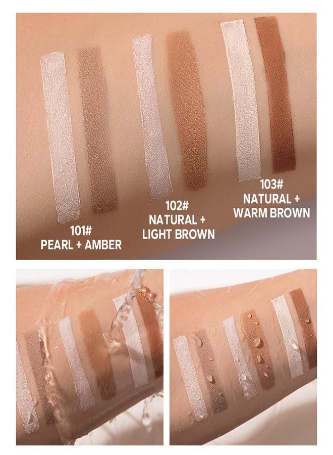UOCK ﻿Double Head Contour Stick, Highlight & Contour Bronzer Stick, Durable And Waterproof Contouring Stick Set, Facial Makeup Contouring Face Cream - Image 4